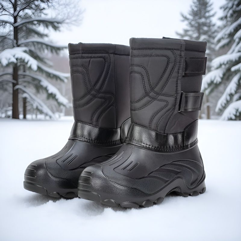 Waterproof Winter Boot - Large Size Snow Boots, Cold Resistant