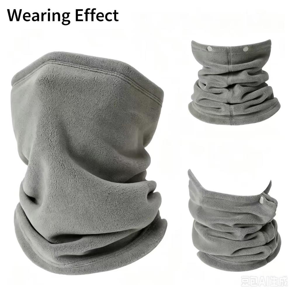 Neck Gaiter Fleece - Fleece Windproof Neck Gaiter, Thermal Half