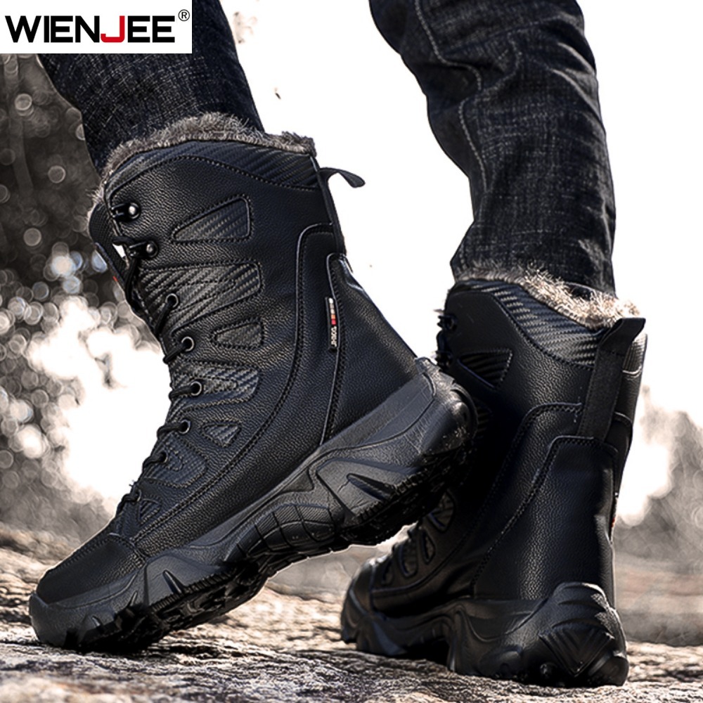 Winter Waterproof Men Boots Pl - Waterproof Winter Boot ulasan dan harga