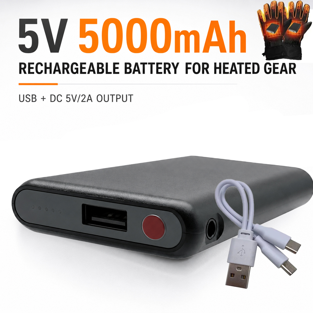 5V 5000mAh Heated Gloves Batte - Heated Vest Battery ulasan dan harga