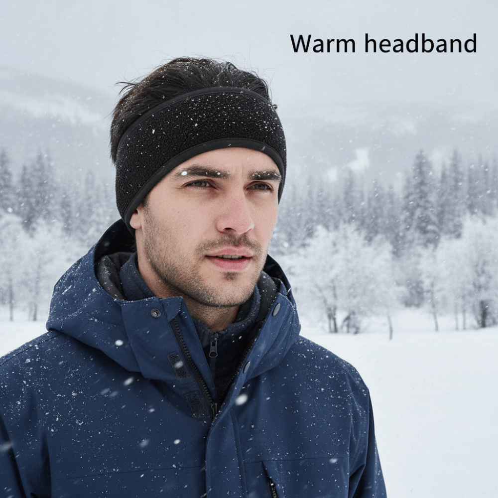 Warm Fleece Sports Headbands S - Winter Headband Fleece ulasan dan harga