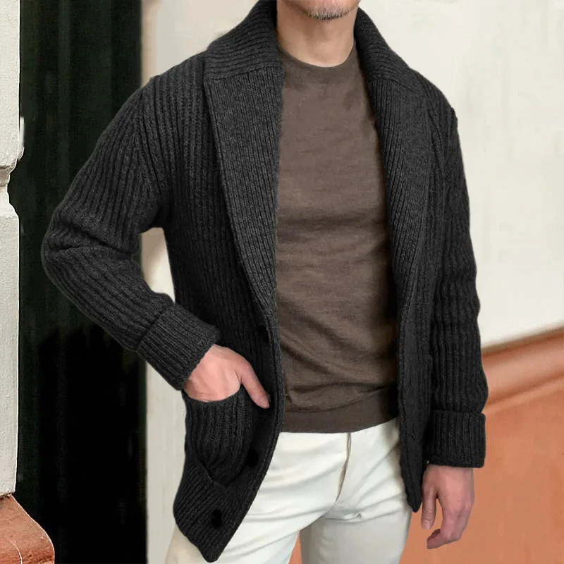 Men's Sweaters Cardigan Lapel  - Down Jacket Packable ulasan dan harga