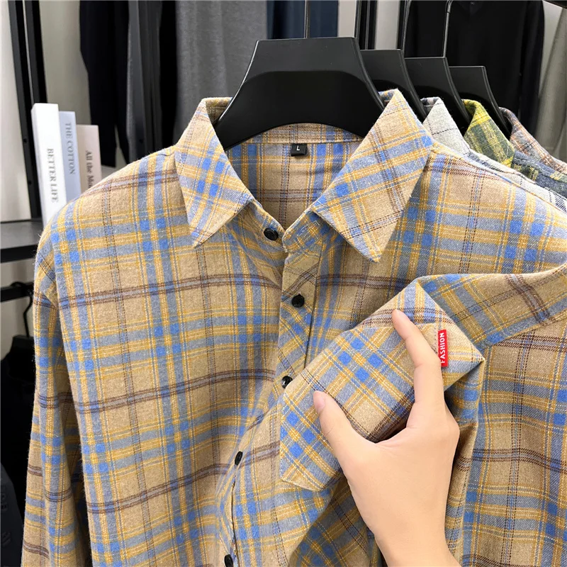 Mens Long Retro Plaid Flannel  - Flannel Shirt Lined ulasan dan harga