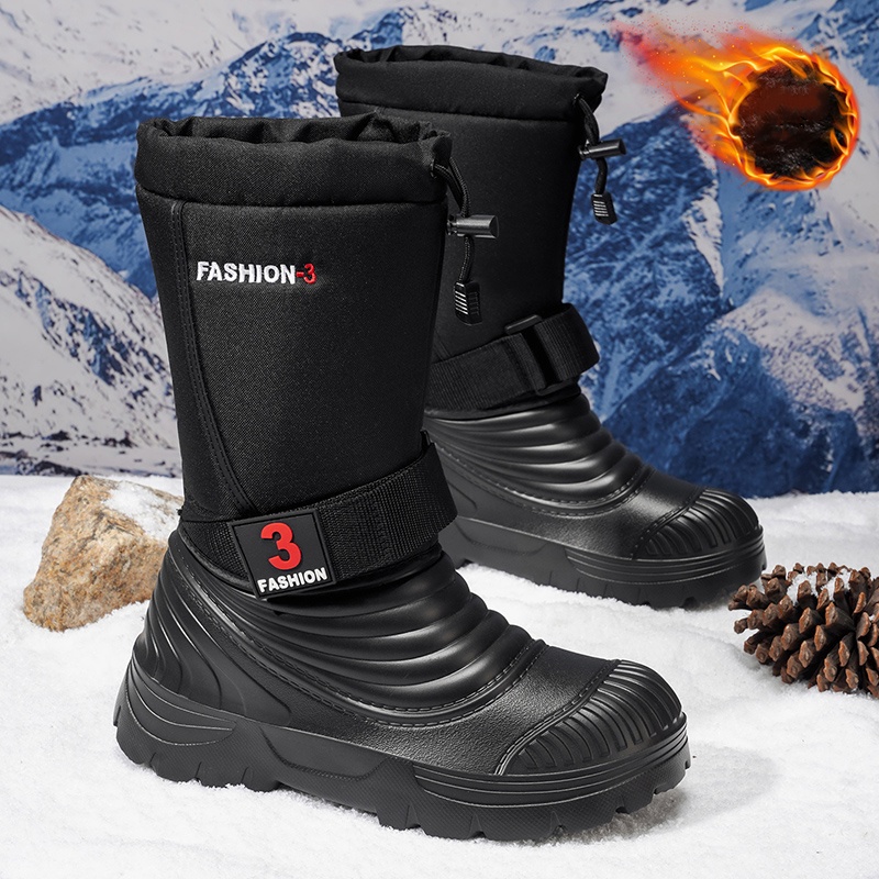 Men's New Snow Boots for Autum - Waterproof Winter Boot ulasan dan harga