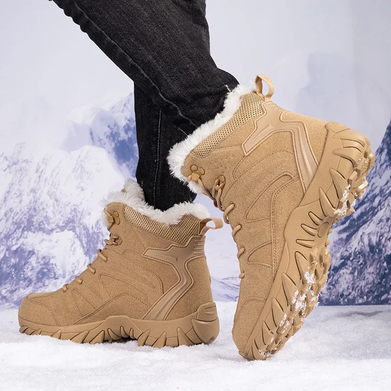 Men Winter Tactical Boots Lace - Waterproof Winter Boot ulasan dan harga