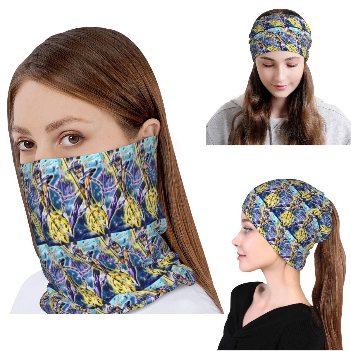 Anime Knights Of The Zodiac Ph - Knit Beanie Hat Warm ulasan dan harga
