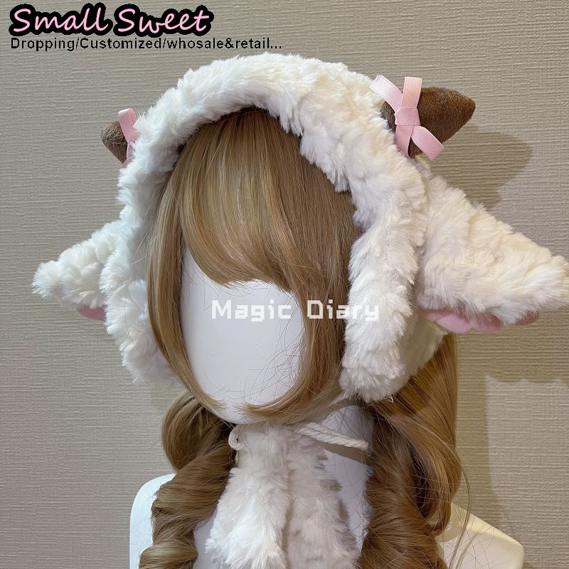 Women Subcultural Y2K Girl Lam - Winter Headband Fleece ulasan dan harga