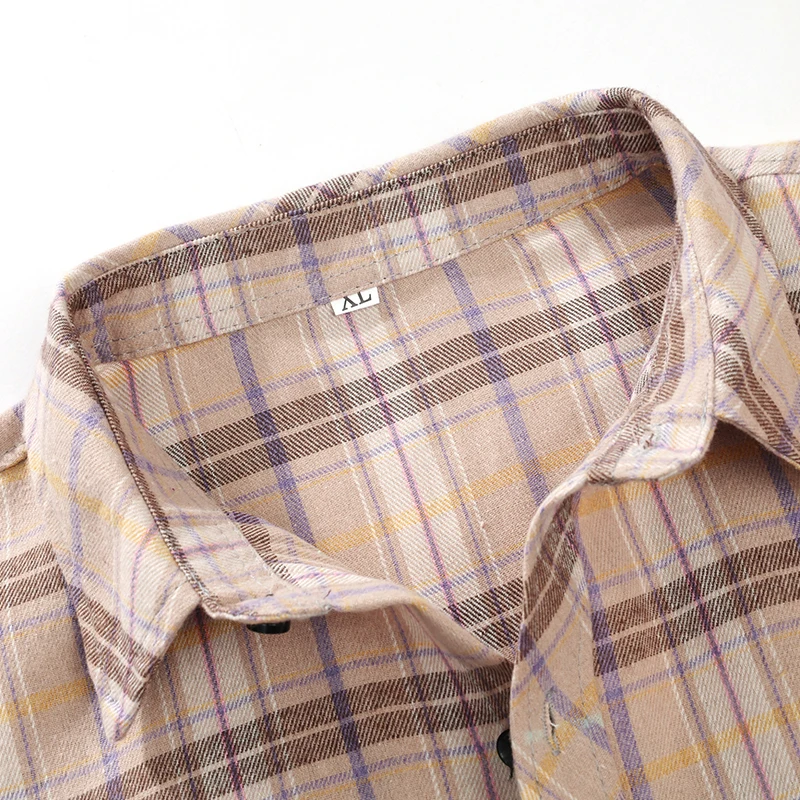 Mens Casual Plaid Grid Flannel - Flannel Shirt Lined ulasan dan harga