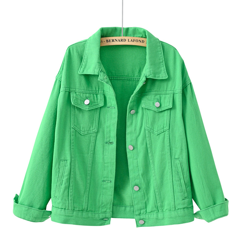 Solid Short Women's Denim Coat - Down Jacket Packable ulasan dan harga