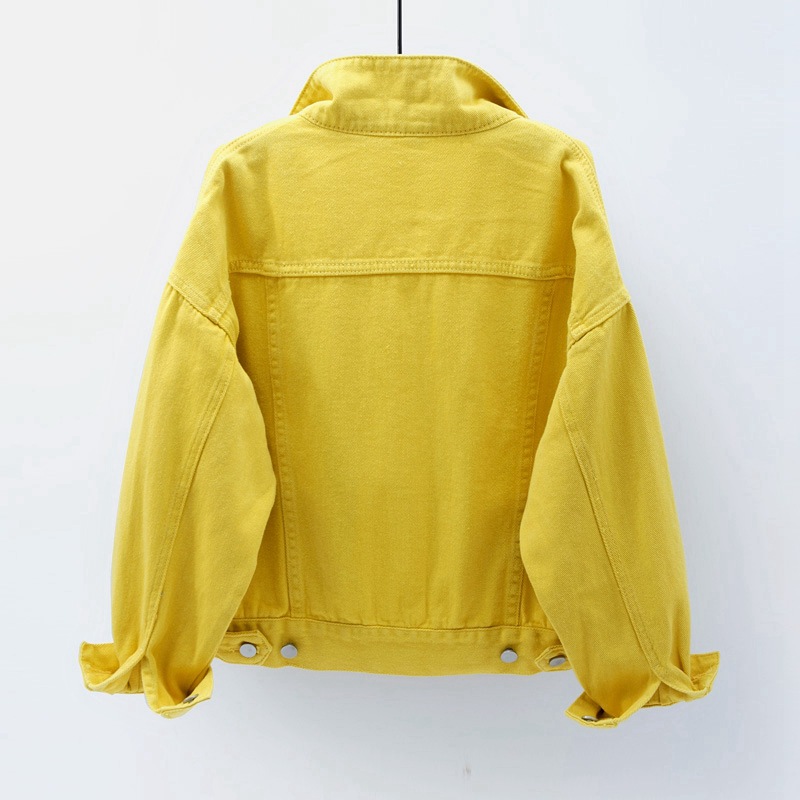 Solid Short Women's Denim Coat - Down Jacket Packable ulasan dan harga