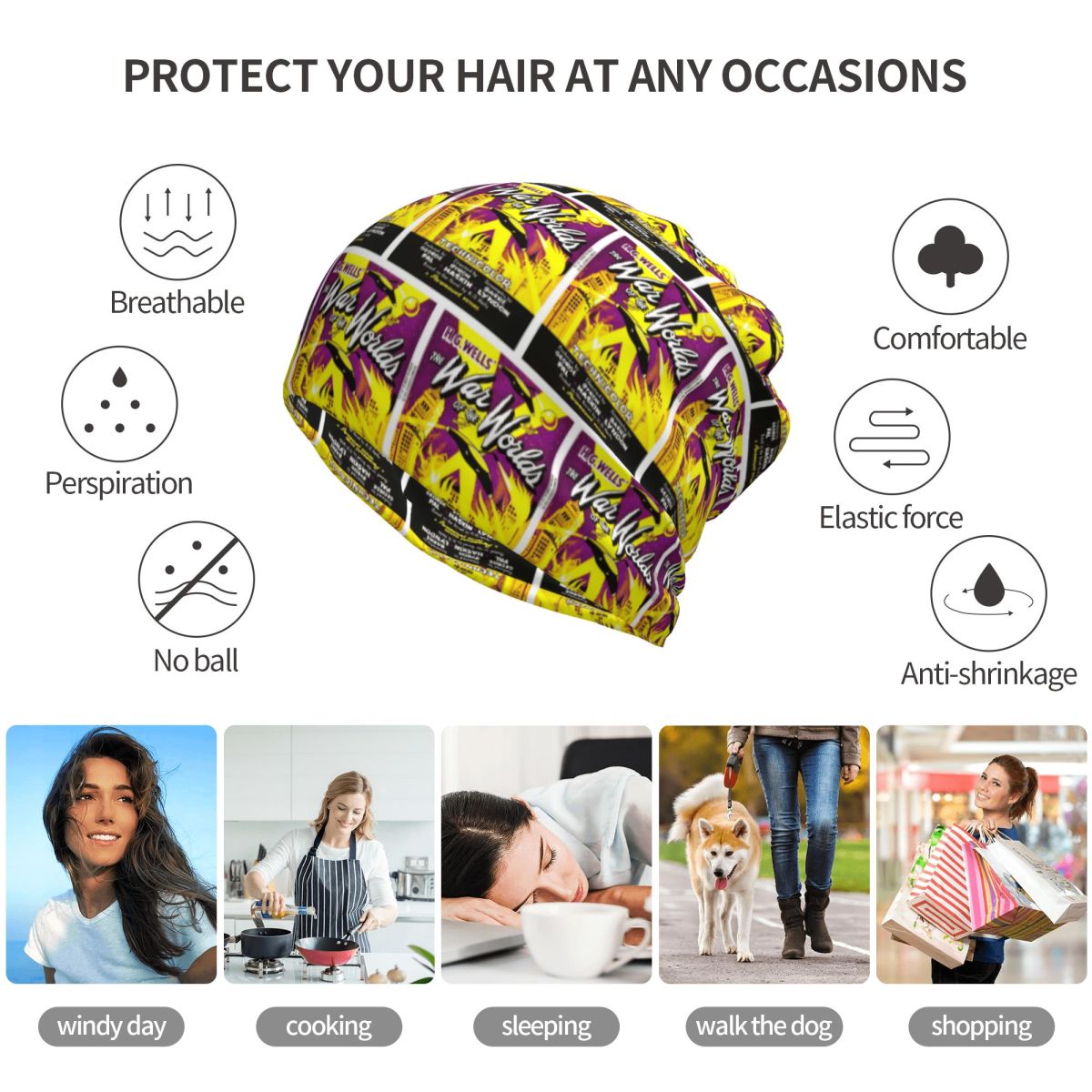 War Of The Worlds Bandana Neck - Knit Beanie Hat Warm ulasan dan harga